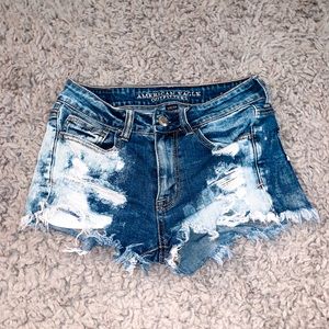 American Eagle Ripped-Distressed Jean Shorts